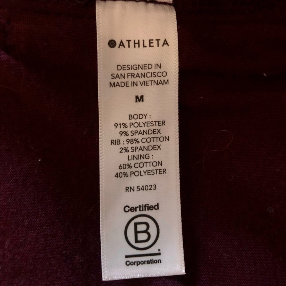 Athleta Purple Cloud Fleece Jacket - Picture 8 of 8